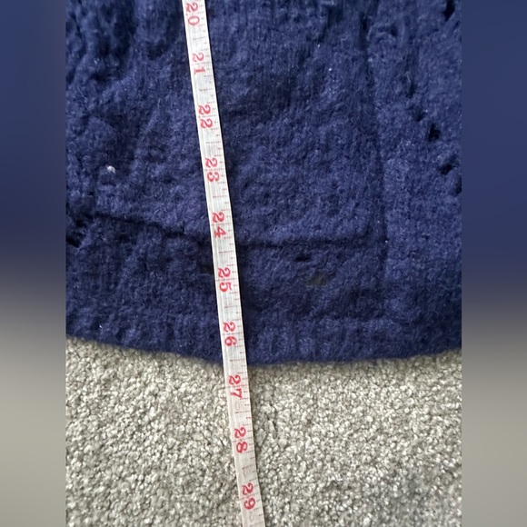 Free People Blue Women’s Oversized Light Cardigan Sweater - Picture 6 of 11